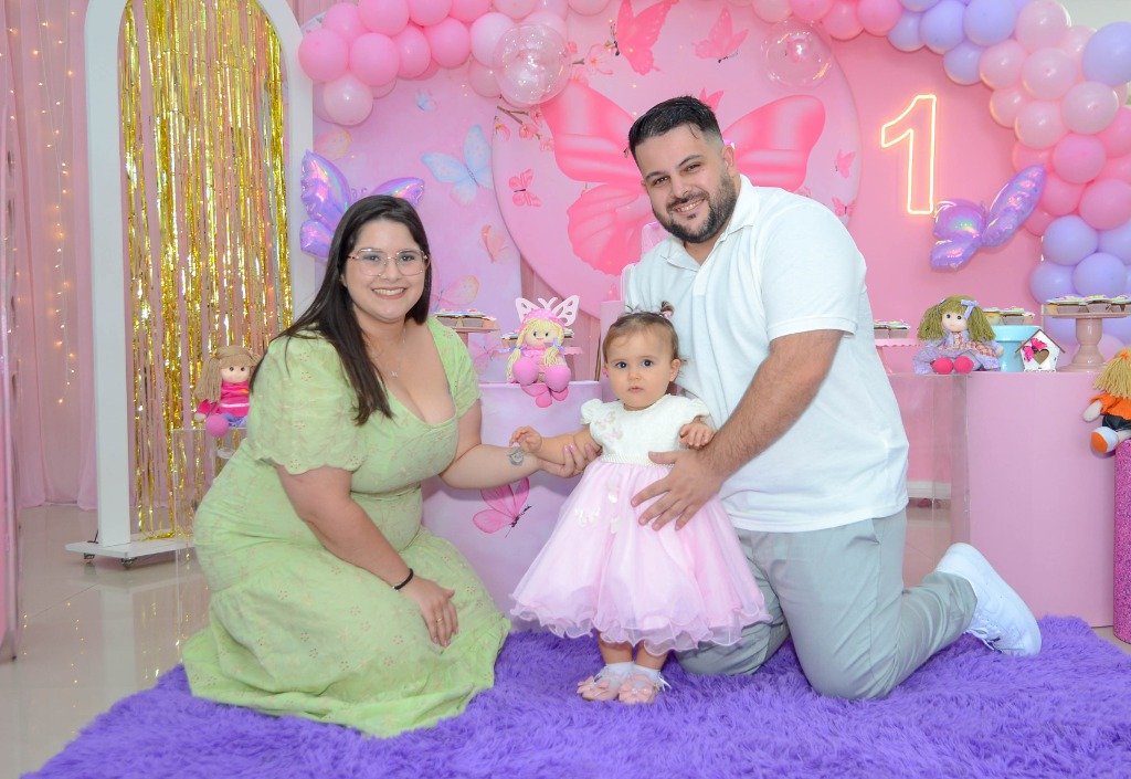 Festa infantil em família